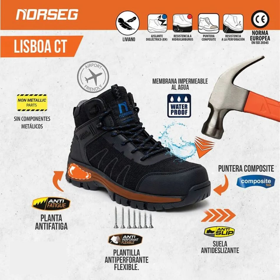 Bota Dieléctrica Lisboa CT Norseg - Columbia - Image 2